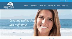Desktop Screenshot of bluewavedentistry.com