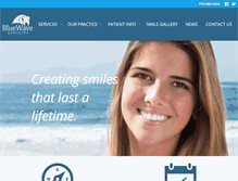 Tablet Screenshot of bluewavedentistry.com